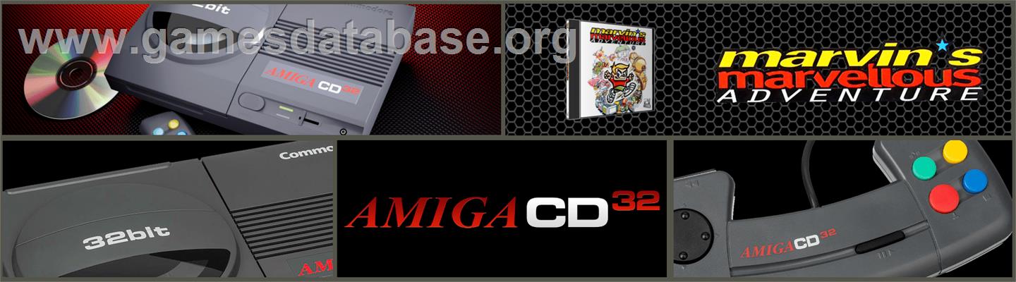 Marvin's Marvellous Adventure - Commodore Amiga CD32 - Artwork - Marquee