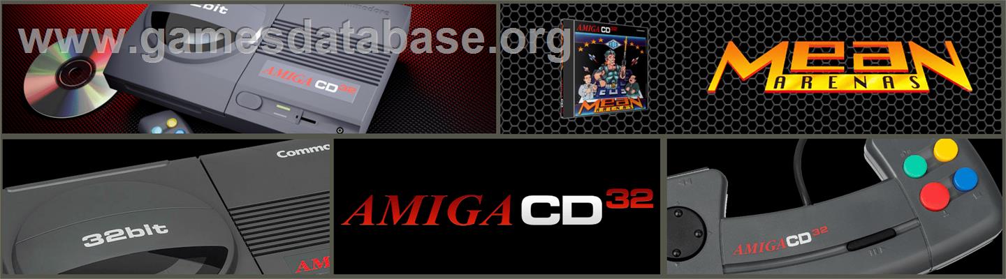 Mean Arenas - Commodore Amiga CD32 - Artwork - Marquee