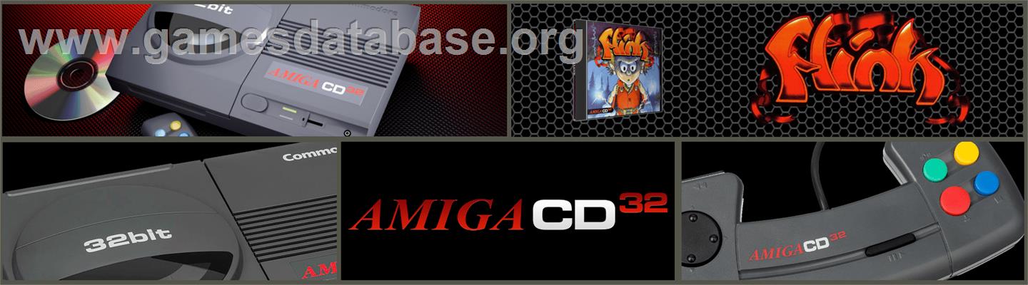 Misadventures of Flink - Commodore Amiga CD32 - Artwork - Marquee