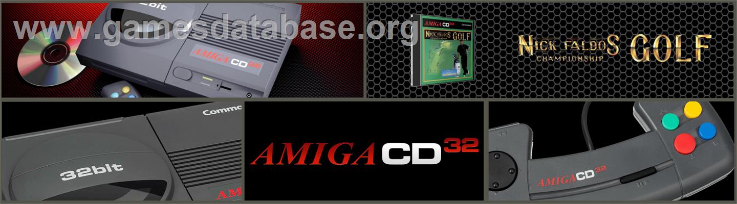 Nick Faldo's Championship Golf - Commodore Amiga CD32 - Artwork - Marquee