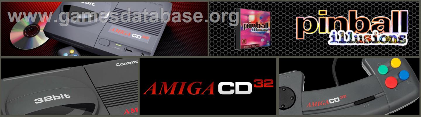 Pinball Illusions - Commodore Amiga CD32 - Artwork - Marquee