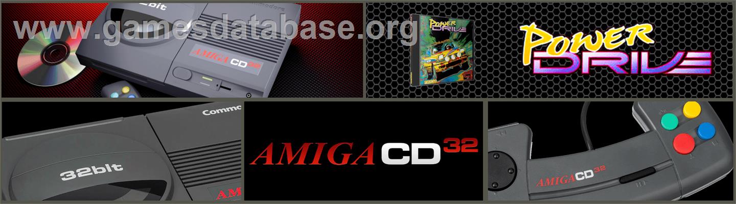 Power Drive - Commodore Amiga CD32 - Artwork - Marquee