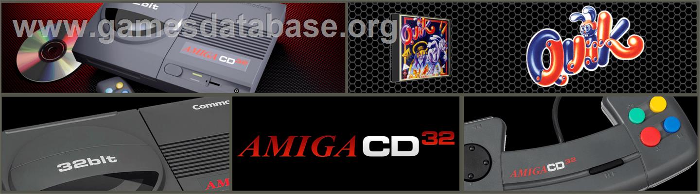 Quik the Thunder Rabbit - Commodore Amiga CD32 - Artwork - Marquee