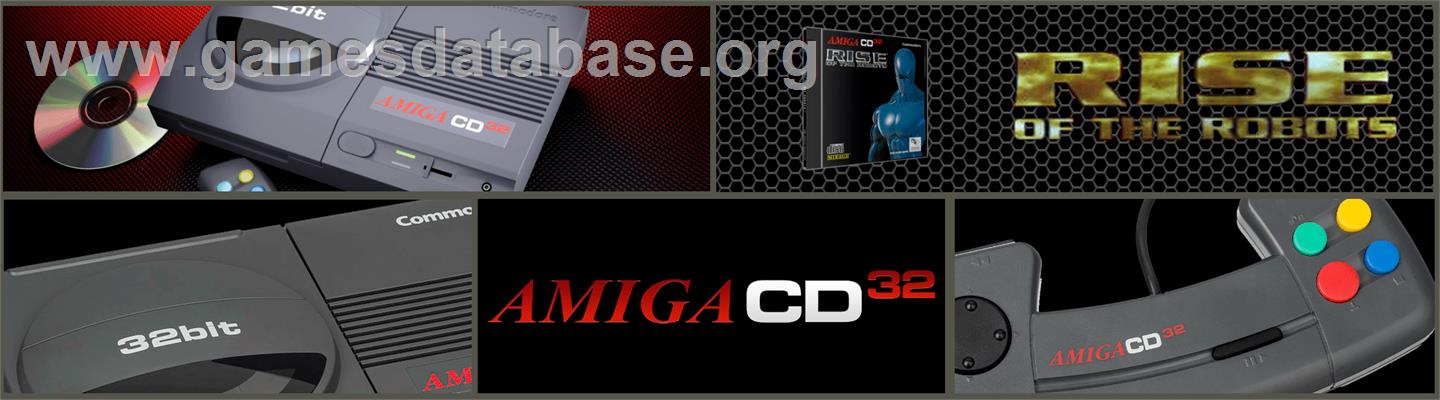 Rise Of The Robots - Commodore Amiga CD32 - Artwork - Marquee