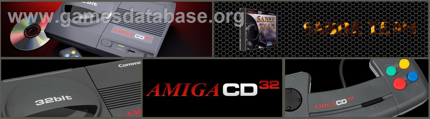 Sabre Team - Commodore Amiga CD32 - Artwork - Marquee