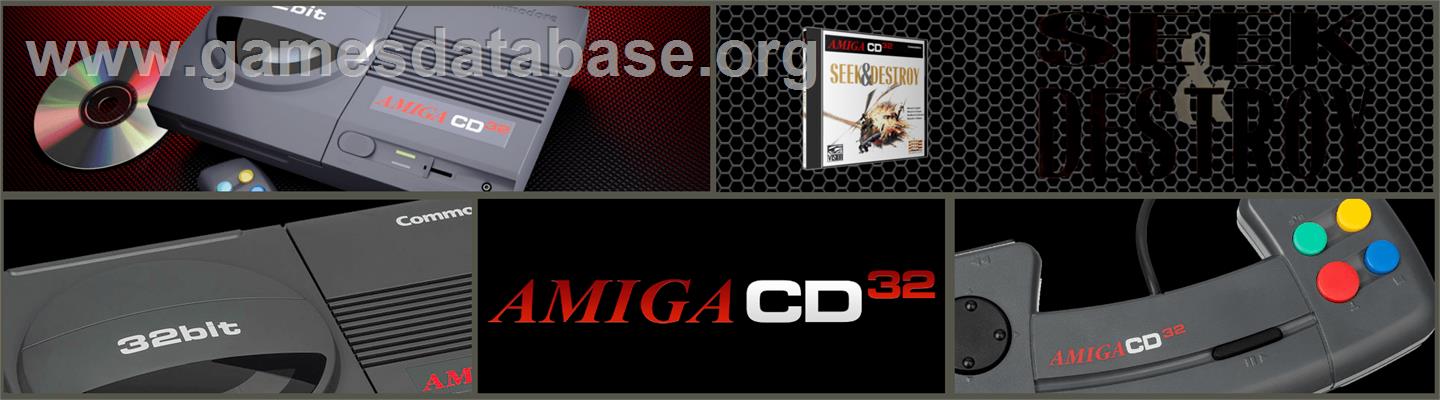 Seek and Destroy - Commodore Amiga CD32 - Artwork - Marquee