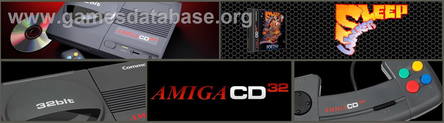 Sleepwalker - Commodore Amiga CD32 - Artwork - Marquee