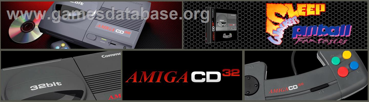 Sleepwalker & Pinball Fantasies - Commodore Amiga CD32 - Artwork - Marquee