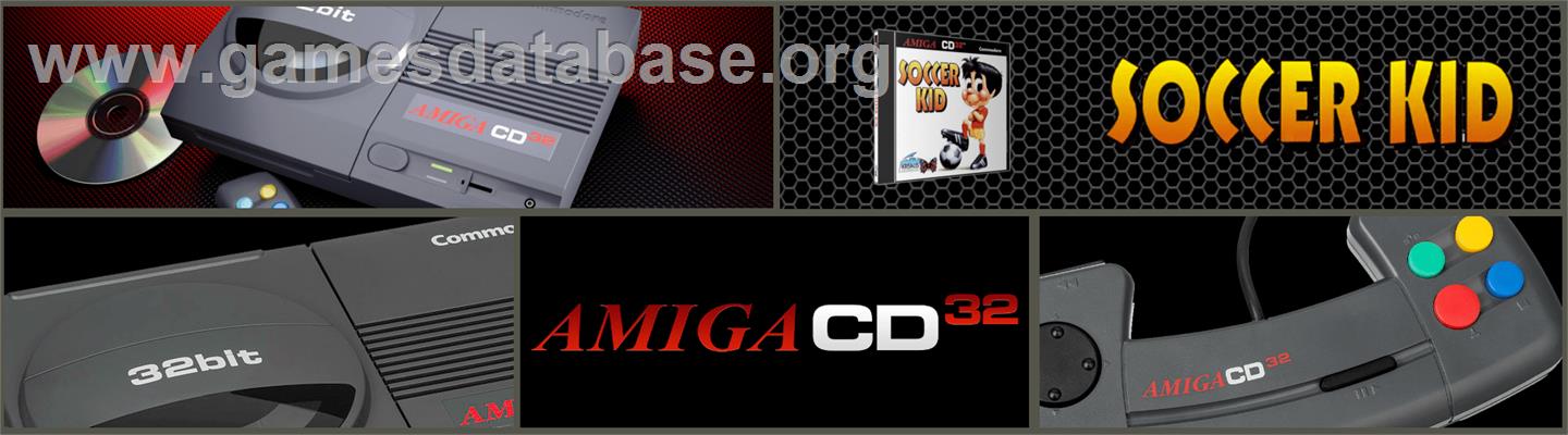 Soccer Kid - Commodore Amiga CD32 - Artwork - Marquee