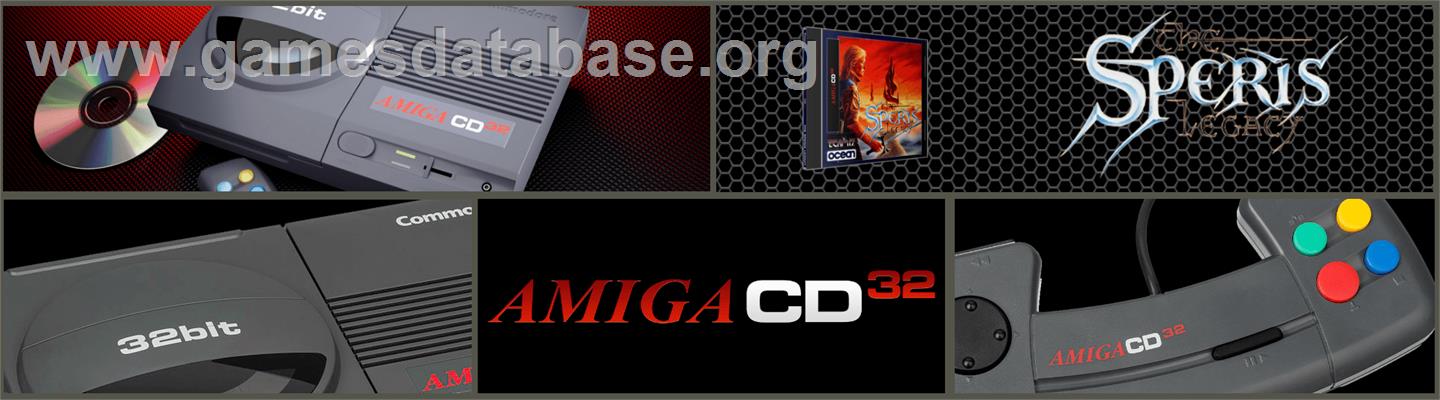 Speris Legacy - Commodore Amiga CD32 - Artwork - Marquee