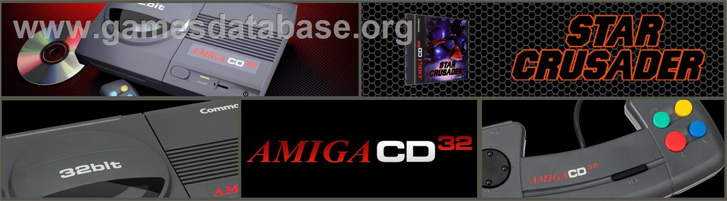 Star Crusader - Commodore Amiga CD32 - Artwork - Marquee