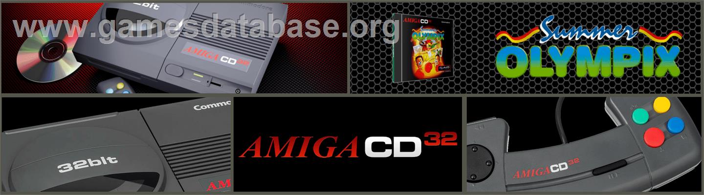Summer Olympix - Commodore Amiga CD32 - Artwork - Marquee