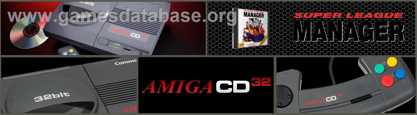 Super League Manager - Commodore Amiga CD32 - Artwork - Marquee