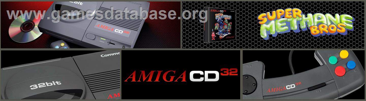 Super Methane Bros. - Commodore Amiga CD32 - Artwork - Marquee