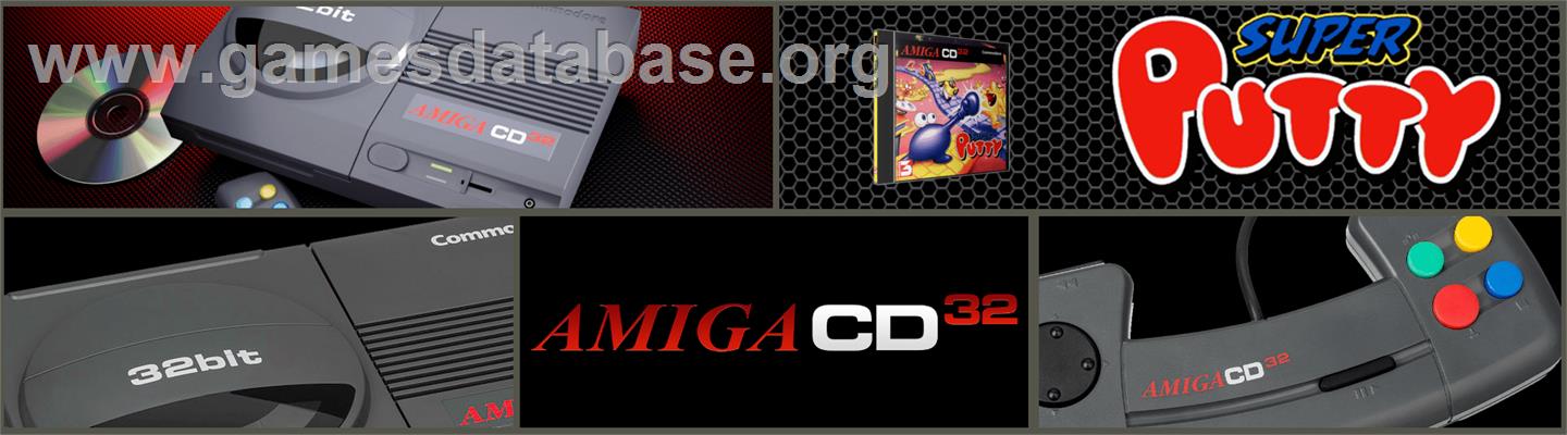Super Putty - Commodore Amiga CD32 - Artwork - Marquee
