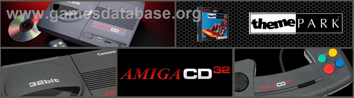 Theme Park - Commodore Amiga CD32 - Artwork - Marquee