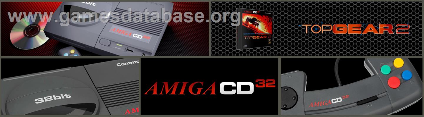 Top Gear 2 - Commodore Amiga CD32 - Artwork - Marquee