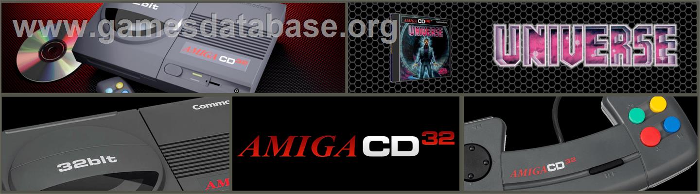 Universe - Commodore Amiga CD32 - Artwork - Marquee