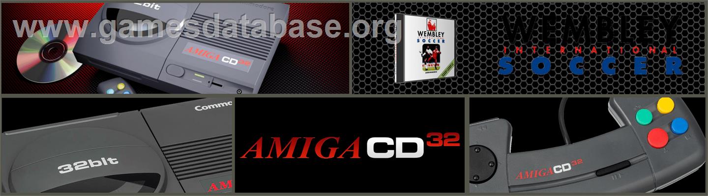 Wembley International Soccer - Commodore Amiga CD32 - Artwork - Marquee