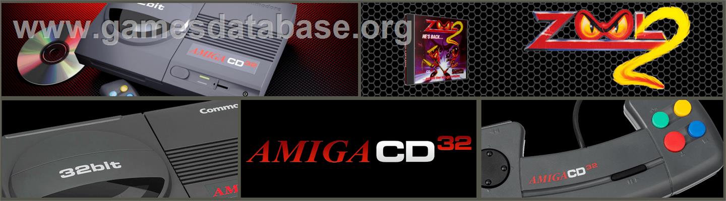 Zool 2 - Commodore Amiga CD32 - Artwork - Marquee