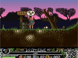 In game image of Cedric And The Lost Sceptre on the Commodore Amiga CD32.