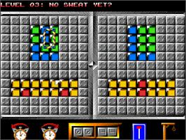 In game image of Clockwiser: Time is Running Out... on the Commodore Amiga CD32.