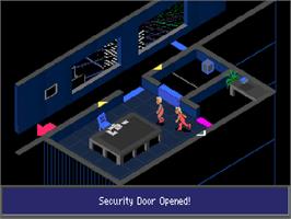 In game image of D/Generation on the Commodore Amiga CD32.