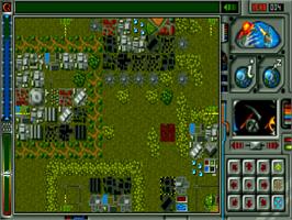 In game image of Global Effect on the Commodore Amiga CD32.