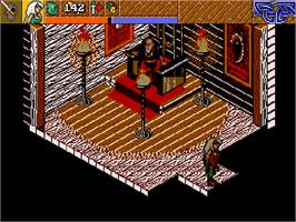 In game image of Heimdall 2: Into the Hall of Worlds on the Commodore Amiga CD32.