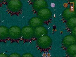 In game image of Legends on the Commodore Amiga CD32.
