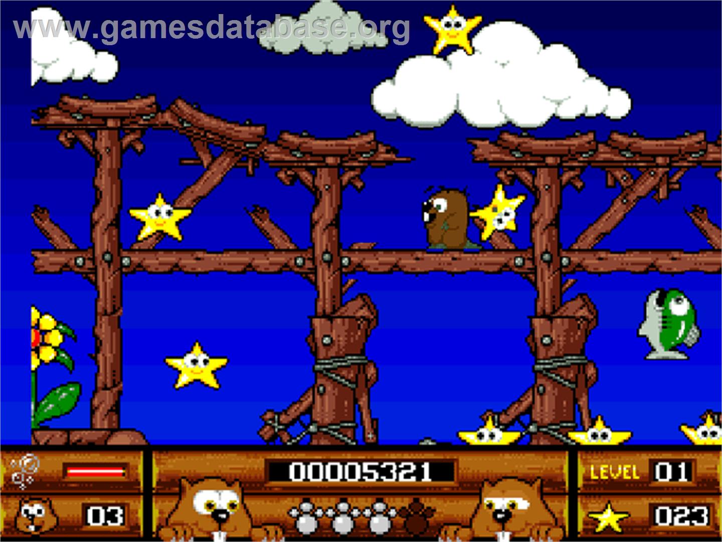 Beavers - Commodore Amiga CD32 - Artwork - In Game