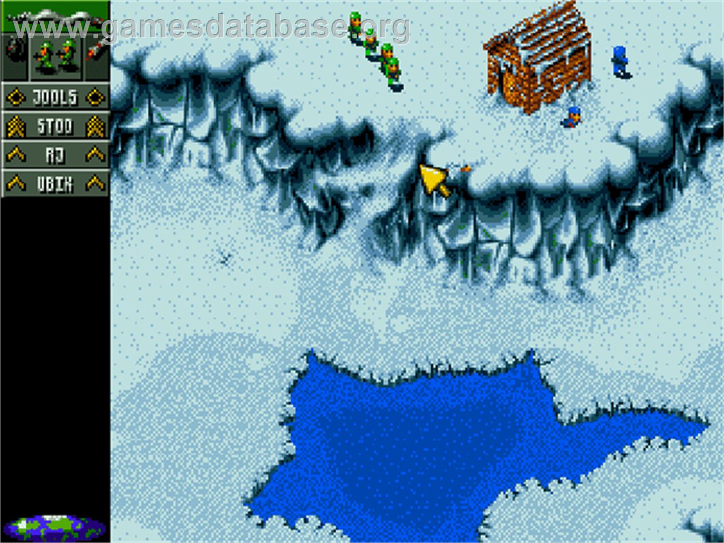 Cannon Fodder - Commodore Amiga CD32 - Artwork - In Game