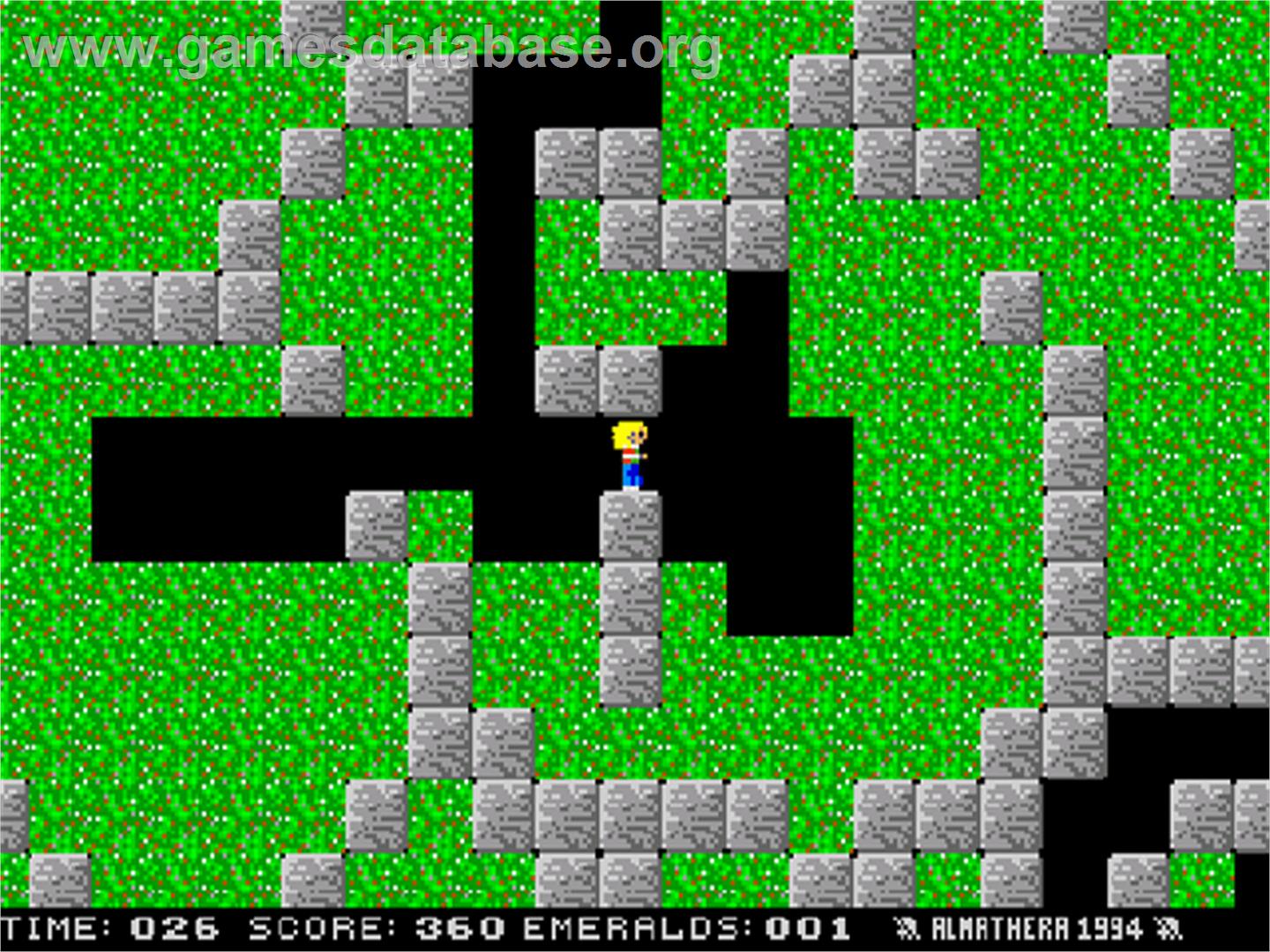 Emerald Mines - Commodore Amiga CD32 - Artwork - In Game