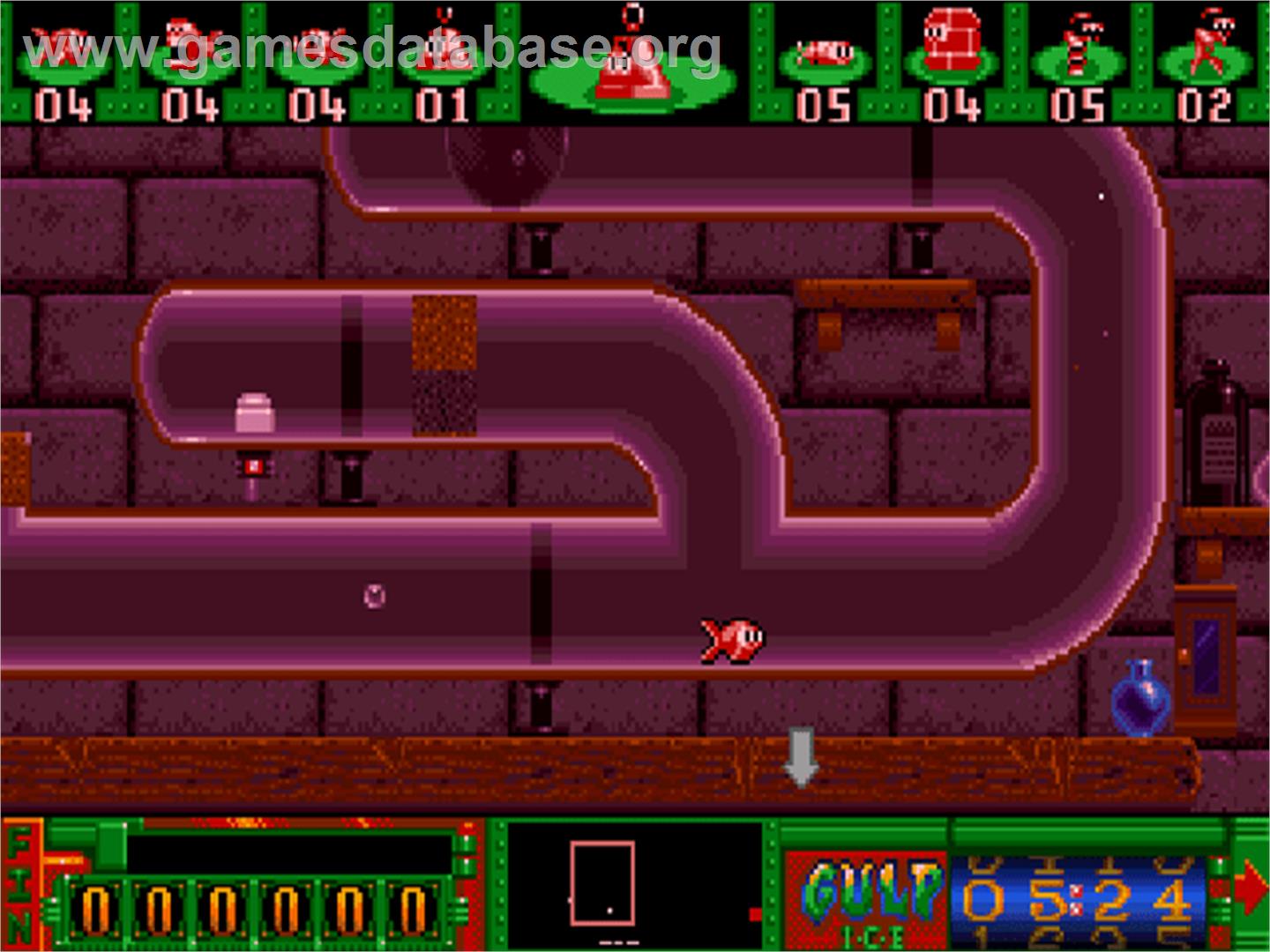 Gulp! - Commodore Amiga CD32 - Artwork - In Game