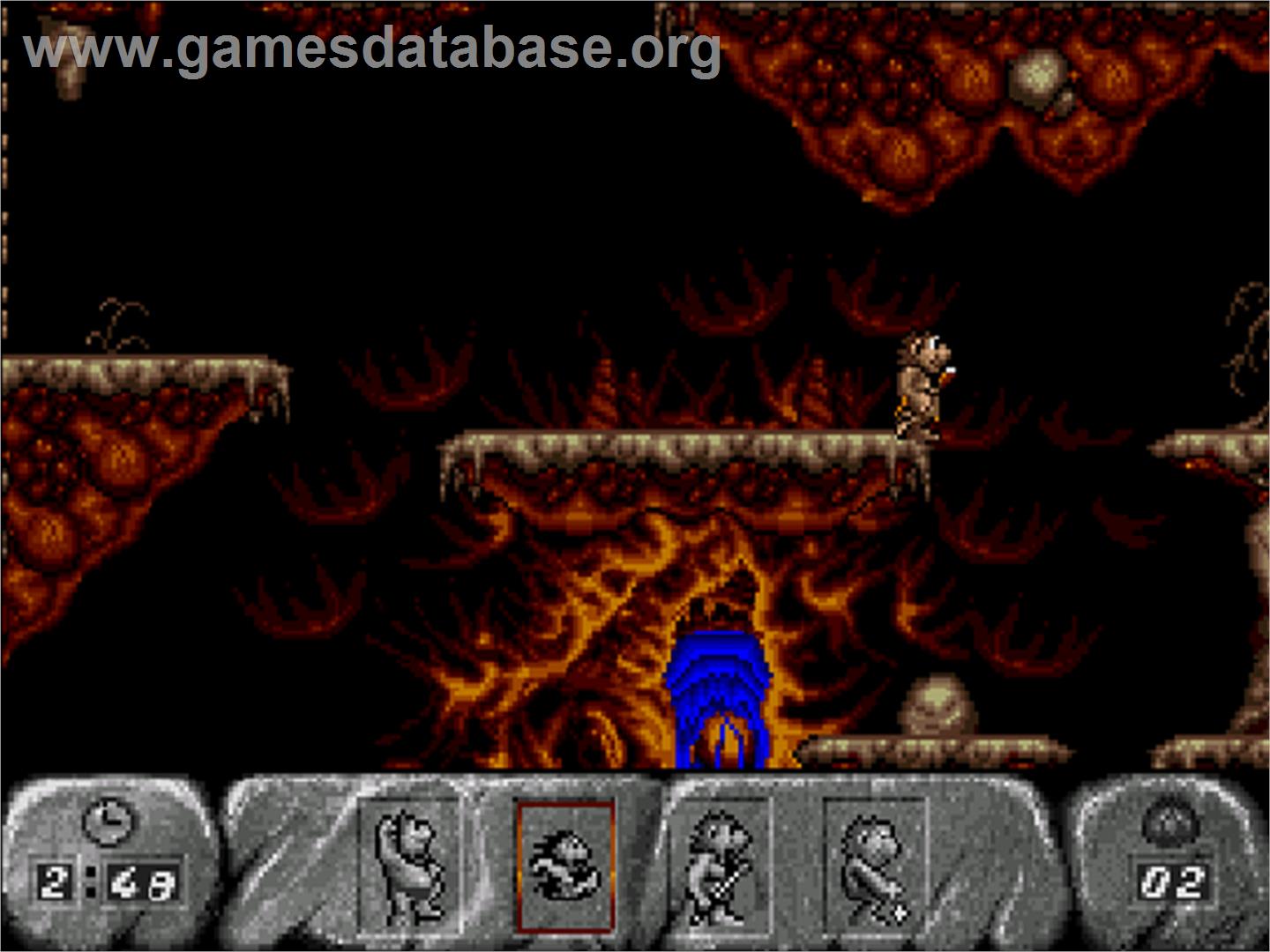 Humans 1 and 2 - Commodore Amiga CD32 - Artwork - In Game
