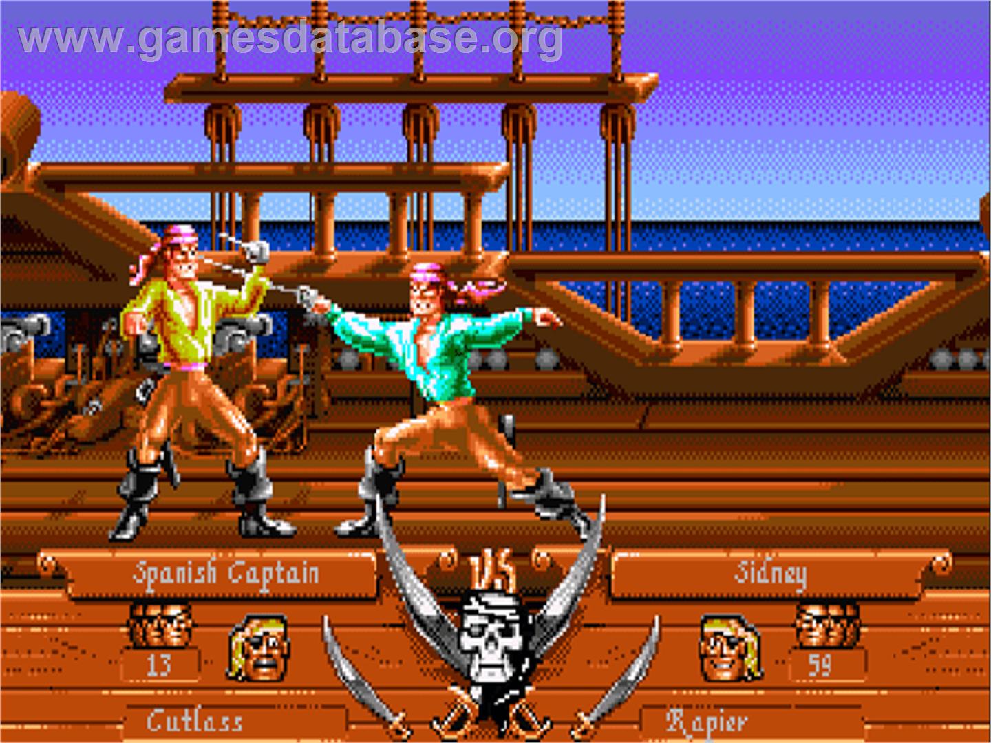 Pirates! Gold - Commodore Amiga CD32 - Artwork - In Game