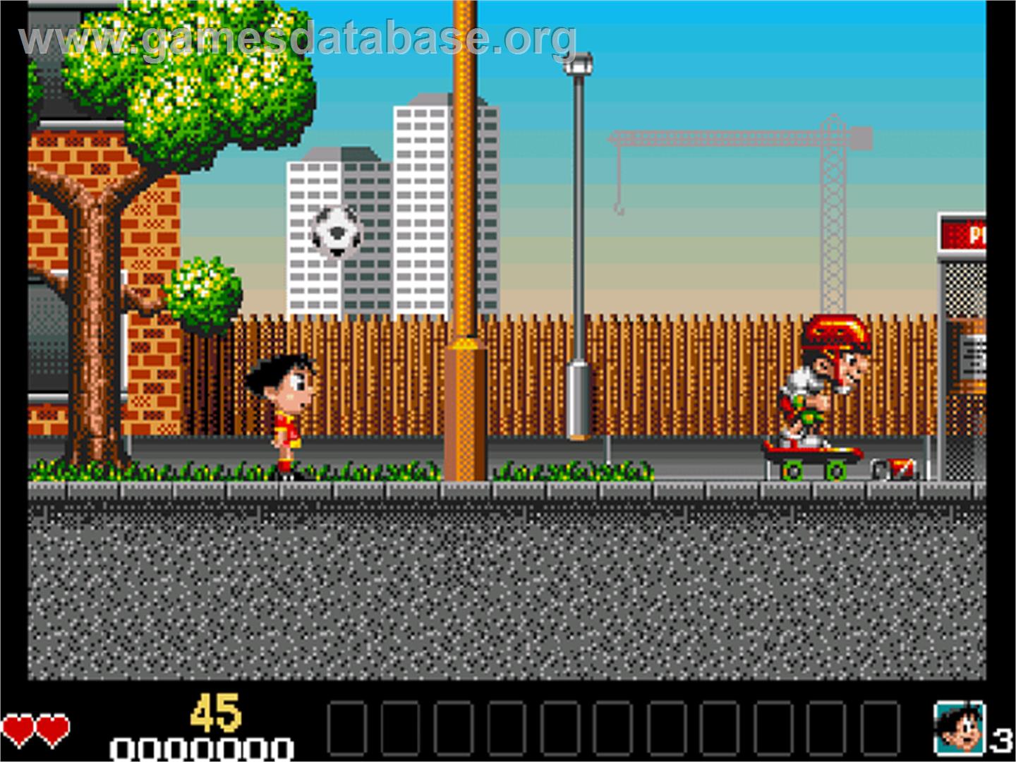 Soccer Kid - Commodore Amiga CD32 - Artwork - In Game