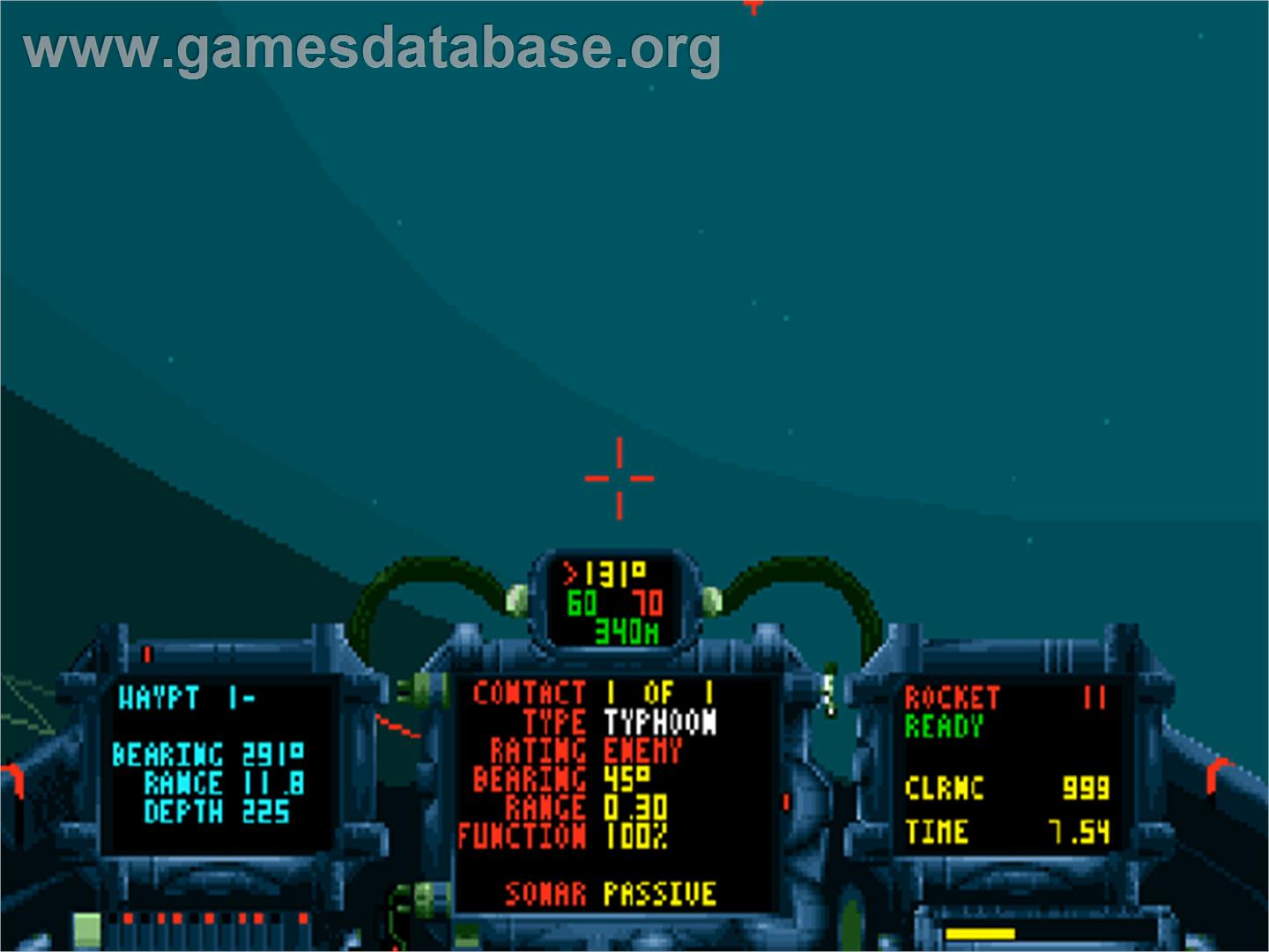 Subwar 2050 - Commodore Amiga CD32 - Artwork - In Game