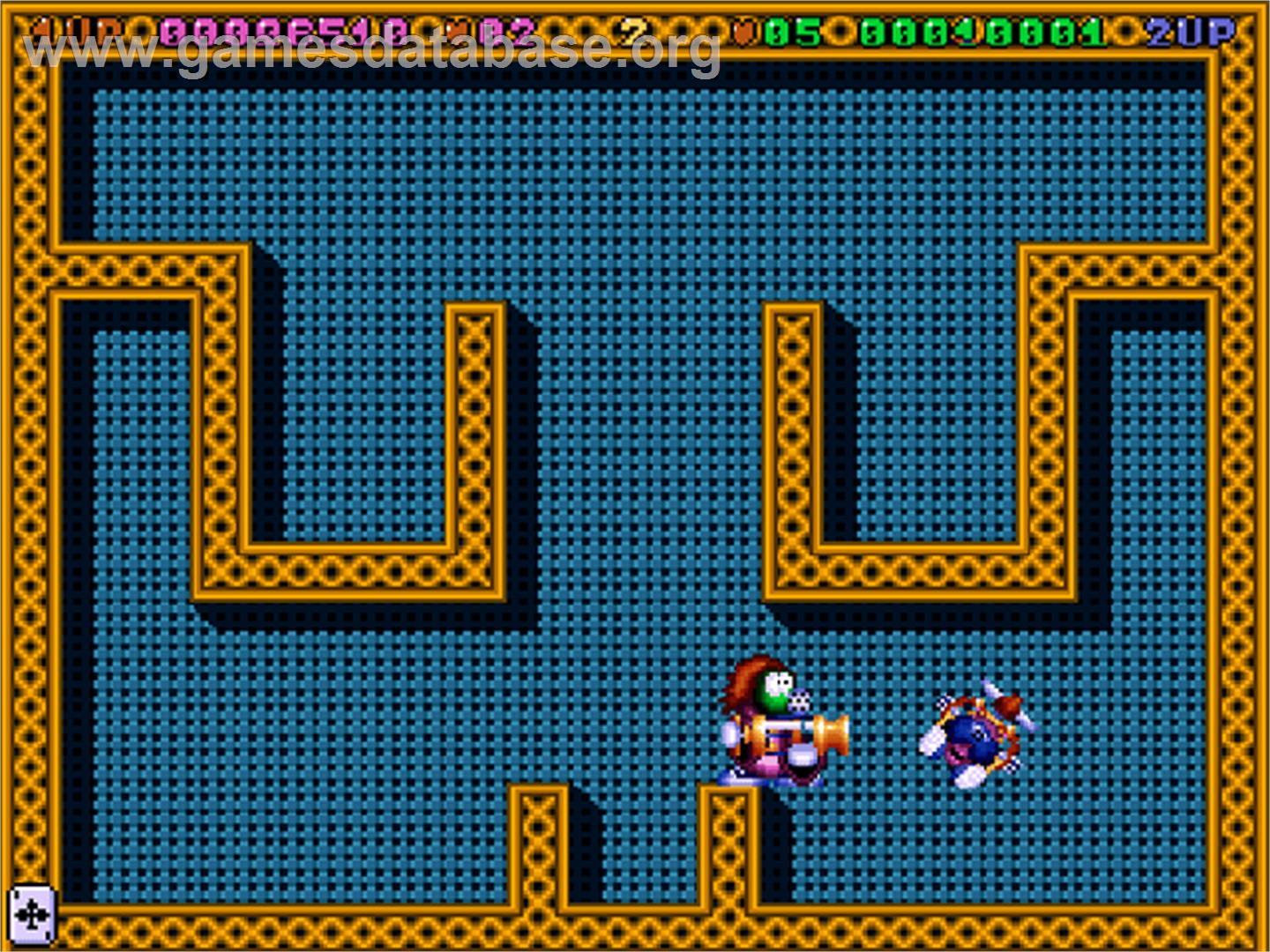 Super Methane Bros. - Commodore Amiga CD32 - Artwork - In Game