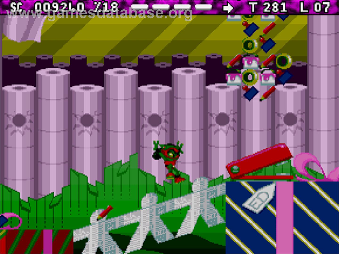 Zool 2 - Commodore Amiga CD32 - Artwork - In Game