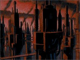Title screen of Beneath a Steel Sky on the Commodore Amiga CD32.