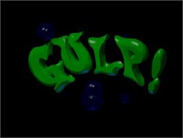 Title screen of Gulp! on the Commodore Amiga CD32.