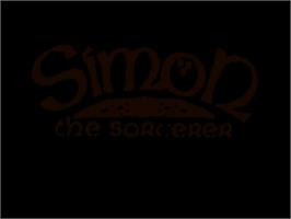 Title screen of Simon the Sorcerer on the Commodore Amiga CD32.