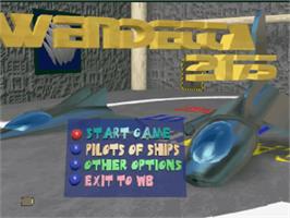 Title screen of Wendetta 2175 on the Commodore Amiga CD32.