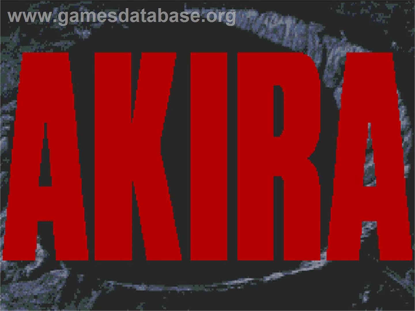Akira - Commodore Amiga CD32 - Artwork - Title Screen