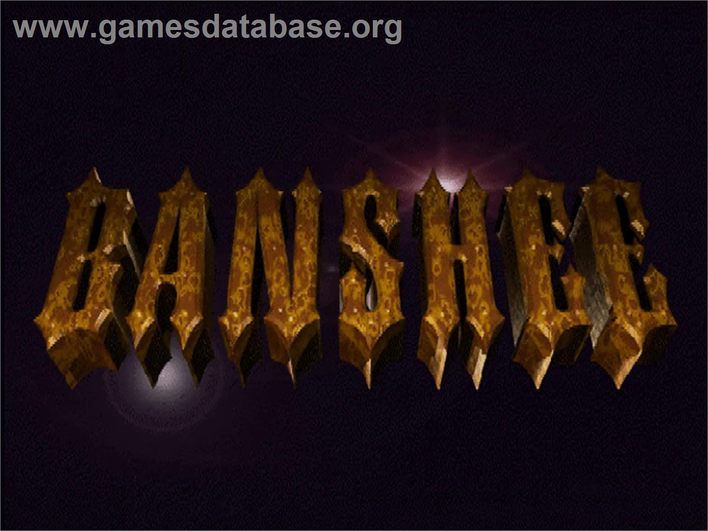 Banshee - Commodore Amiga CD32 - Artwork - Title Screen
