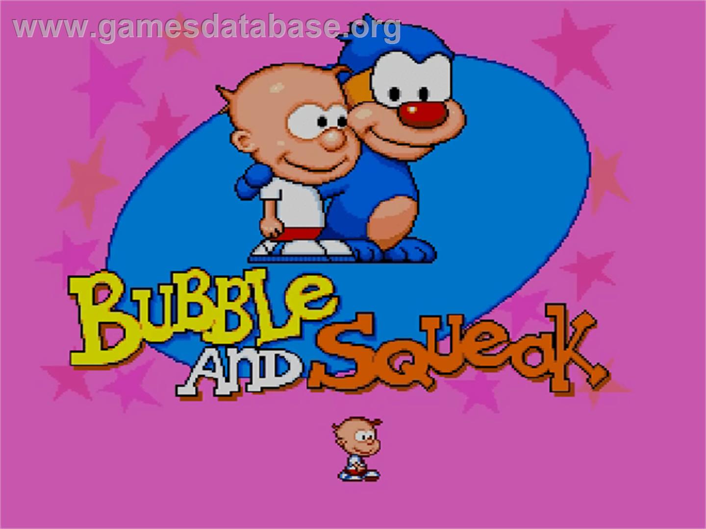 Bubble and Squeak - Commodore Amiga CD32 - Artwork - Title Screen
