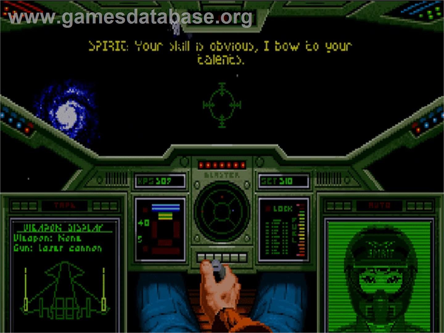 Dangerous Streets And Wing Commander - Commodore Amiga CD32 - Artwork - Title Screen