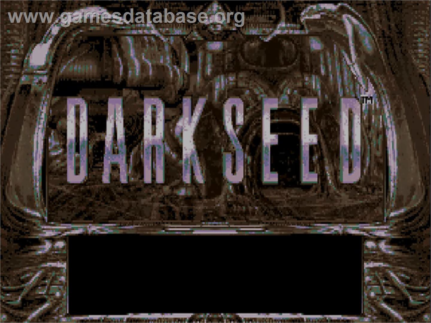 Dark Seed - Commodore Amiga CD32 - Artwork - Title Screen