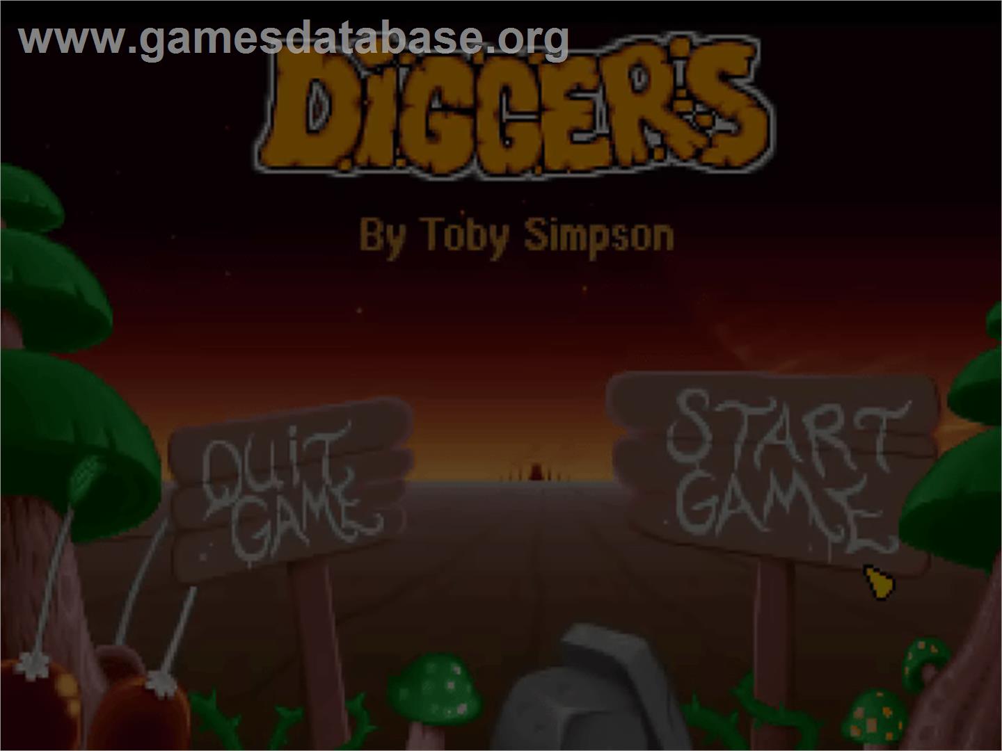 Diggers - Commodore Amiga CD32 - Artwork - Title Screen